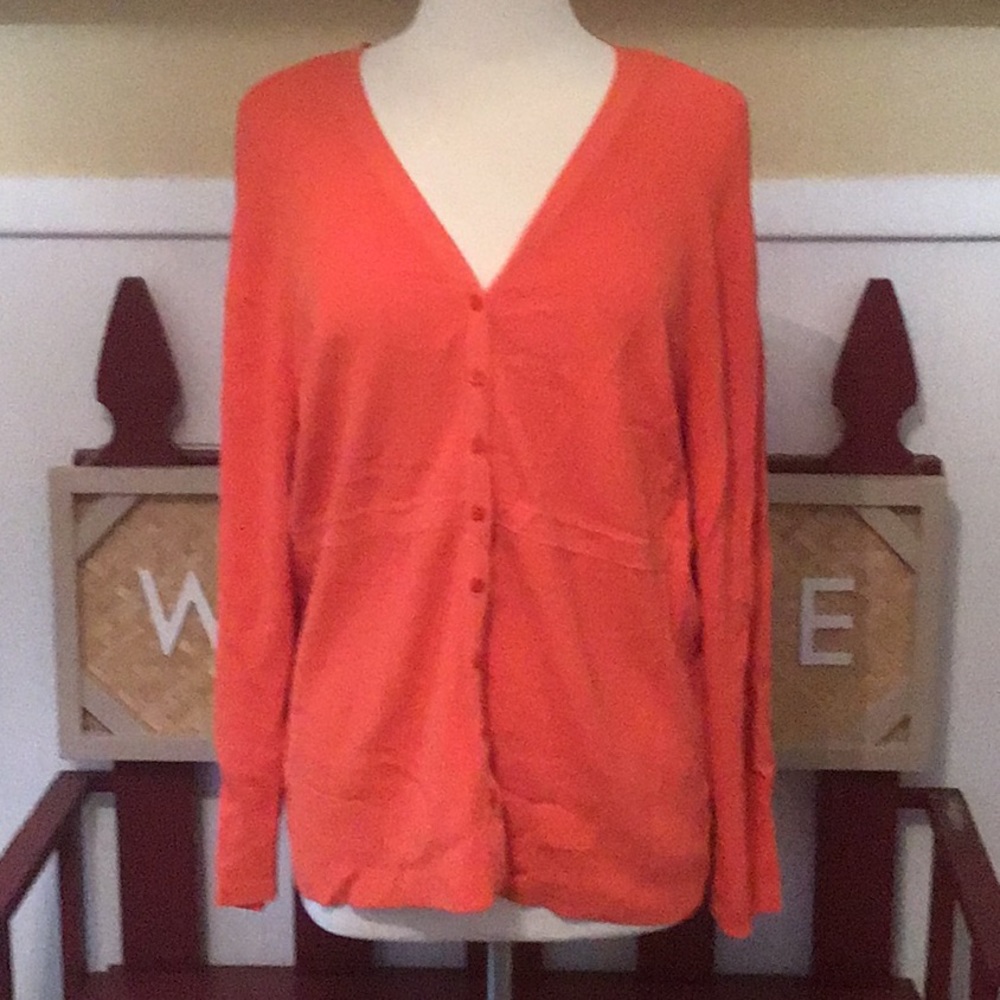 Talbots button up sweater